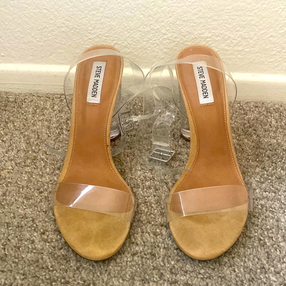 Steve Madden Clearer Clear size 10